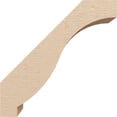 thumbnail image 3 of Ekena Millwork 5"W x 12"D x 12"H Baker Rough Cedar Woodgrain TimberThane Knee Brace, Primed, 3 of 6