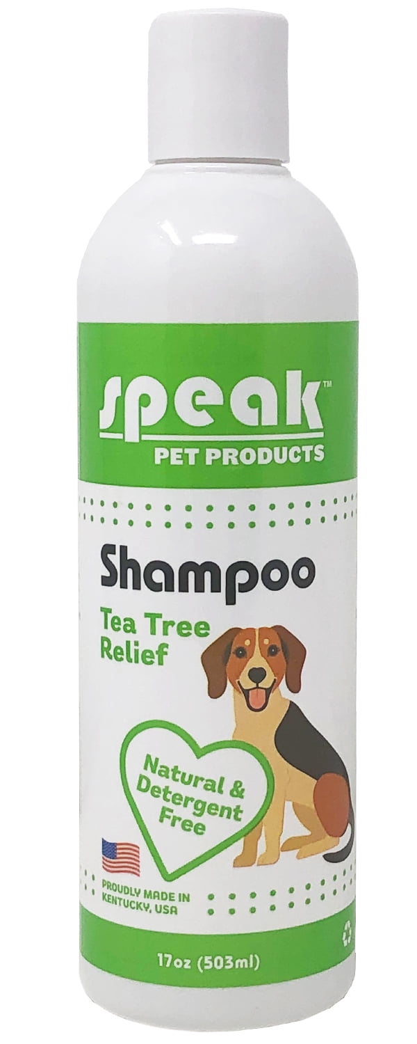 Speak Natural Dog Shampoo, Tea Tree for Itchy Skin, 17 Ounces
