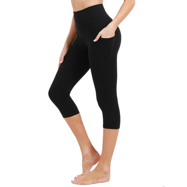 Stelle Now Women's Yoga Capri Yoga Pants with Side Pocket