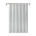 thumbnail image 2 of Mainstays Black and White Dotted Stripe Fabric Shower Curtain, 72" x 72", 2 of 6