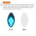 thumbnail image 4 of 100Pcs Gemas de Ojo de Caballo de Acrílico 7x15mm Rhinestones Artificiales de Fondo Plano para Manualidades DIY Boda Fiesta Azul Agua, 4 of 7