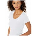 thumbnail image 2 of TOMMY HILFIGER Womens White T-Shirt Size: L, 2 of 3