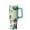 Greenish-blue, variant on 40 Oz Christmas Stocking And Tree Tumbler With Handle, Holiday Coffee Cup, Winter Gift