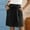Black, variant on Olyvenn Bermuda Shorts for Women Bowknot Tie Drawstring High Waisted Elastic Comfy Wide Leg with Pocket Lounge Summer Black XL
