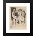 thumbnail image 2 of Albert Sterner 19x24 Black Modern Framed Museum Art Print Titled - The Woman Taken in Adultery (1936), 2 of 5