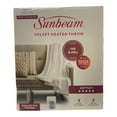 thumbnail image 2 of Sunbeam Ultra Soft Velvet Heated Throw Blanket - Blue, 2 of 2
