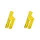 thumbnail image 3 of Guardurnaity 2pcs estilo banquete multicolor mujeres cena vestido guantes cálido guante manopla Amarillo 2piezas, 3 of 6