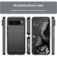 thumbnail image 3 of KOMI for Google Pixel 9 Pro XL Case, Pixel 9 Pro XL Phone Case Flexible TPU Shock-Absorption Military Grade Drop Protection Slim Fit Phone Cover for Google Pixel 9 Pro XL Black, 3 of 5