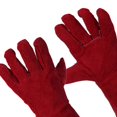 thumbnail image 3 of Guantes de soldadura Guantes de forja resistentes al fuego gruesos Guantes de trabajo de cuero Protección de manos para horno de barbacoa sidaley JJ24103-02, 3 of 3