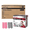 Pink/Gray, variant on Bison Life Keystone Full Color Pink and Grey Safety Glasses For Men/Women (Pack of 12)