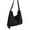 Black, variant on Letdown Canvas Hobo Crossbody Shoulder Tote Bag Large Capacity for Women and Men W/Multi-pocket Casual Purse Messenger Bags Travel Work (Black,One Size)