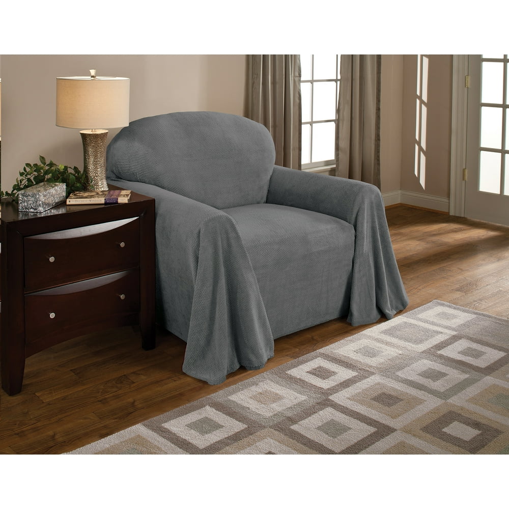 Innovative Textile Solutions 1Piece Coral Fleece Throw Chair Cover