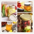 thumbnail image 2 of TFixol 80-Count Regular Mouth Canning Lids - Split-Type Metal Mason Jar Lids for Canning - Food Grade Material 100% Fit & Airtight for Regular Mouth Jars Canning Flats for Ball, 2 of 6