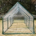 thumbnail image 2 of Palm Springs Gardening Cloche Tunnel Greenhouse with Roll Up Doors, 141.7x36x36-Inch, Waterproof Material Mini Hot House with UV Protection, 2 of 3