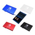thumbnail image 2 of Aluminum Game Card Storage Box for Nintendo Switch Game Cards Holder Bag Hard Shell Cover Case Switch OLED & lite Accessories Black, 2 of 6