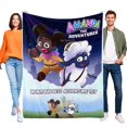 thumbnail image 1 of Amada la Aventura anti-pilling, suave, ligera, esponjosa y acogedora de lujo para hogar y cocina – Perfecta para niños y adultos,200X150cm, 1 of 6