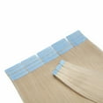 thumbnail image 2 of MY-LADY Blonde Tape in 100% Real Remy Human Hair Extensions Seamless Full Head Skin Weft Highligh Hairpiece Straight 20pcs 12"-24", 2 of 10