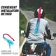 thumbnail image 3 of Cola de caballo trenzada para casco de motocicleta con ventosa, trenza de colores para decorar cascos, adorno para casco de motocicleta, 3 of 8