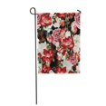 thumbnail image 1 of POGLIP Colorful Abstract Floral Pattern Roses Watercolor Green Accent Arrangement Beautiful Garden Flag Decorative Flag House Banner 28x40 inch, 1 of 1