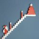 thumbnail image 3 of Calendario Adviento Navidad 2024 Papá Noel Subiendo Escaleras Adorno Del, 3 of 4