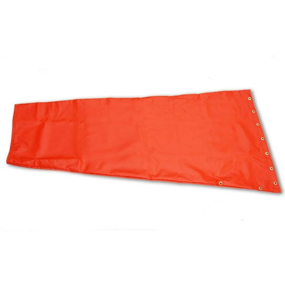 Airport Windsock Corporation 18"x48" Orange Replacement Windsock 100% USA Made