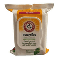 thumbnail image 2 of Arm & Hammer Essentials Deodorant Towelettes 30 Count Each Pack Of 2, 2 of 2