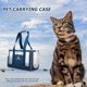 thumbnail image 4 of Bolsa de transporte para mascotas pequeñas, impermeable, plegable, para perros y gatos (azul marino S) Ehuebsd Para estrenar, 4 of 8