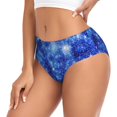 thumbnail image 2 of Fotbe Blurred Star Snow Christmas Calzones Estampados para Mujer – Ropa Interior de Algodón, Cómoda, Suave y Elástica-Large, 2 of 6