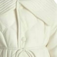 thumbnail image 2 of Adults' Casual Warm Jacket Solid Color Knitted Yarn Collar Button Thickened Mid Length, 2 of 5