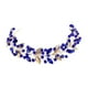 thumbnail image 5 of Accesorios para el cabello con hojas, ligeros y novedosos, hechos a mano, para bodas Azul, 5 of 9