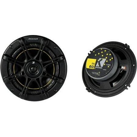 Kicker Ds60 6 5 160mm Coaxial Speakers Pair Of Speakers