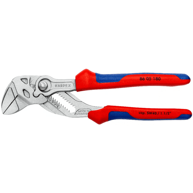 KNIPEX 86 05 180 Pinza de extensión y llave en una sola herramienta 180 mm (7 1/4")
