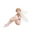 thumbnail image 3 of Figura de hada de , adorno creativo de escritorio, escultura de resina pintada a mano, estatua de niña para estantería de casa y dormitorio. Abraza las rodillas rosadas, 3 of 7
