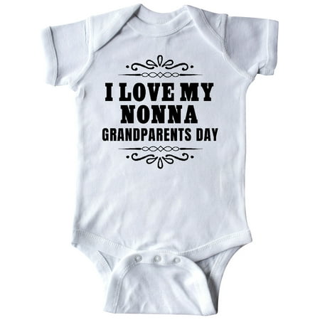 

Inktastic Grandparents Day I Love My Nonna Gift Baby Boy or Baby Girl Bodysuit