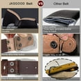 thumbnail image 6 of JASGOOD Men Women Western Belts Floral Embossed Leather Country Belt Cowgirls Cowboy, 6 of 13