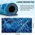 thumbnail image 2 of Large Mouse Pad, Marble Desk Mat, 31.5" x 15.7" Extended Gaming Mouse Pad Waterproof Computer Keyboard Mousepads with Non-Slip Rubber Base for Work, Game, Office, Home, 2 of 6