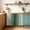 Grey Deep Green, variant on Deep Green Grey Ombre Cabinet Curtains 10"W x 11"L, Modern Abstract Art Gradient Sink Skirt for Bathroom Kitchen Self Adhesive, Desk Privacy Short Curtain for Shelves Closet Table Storage
