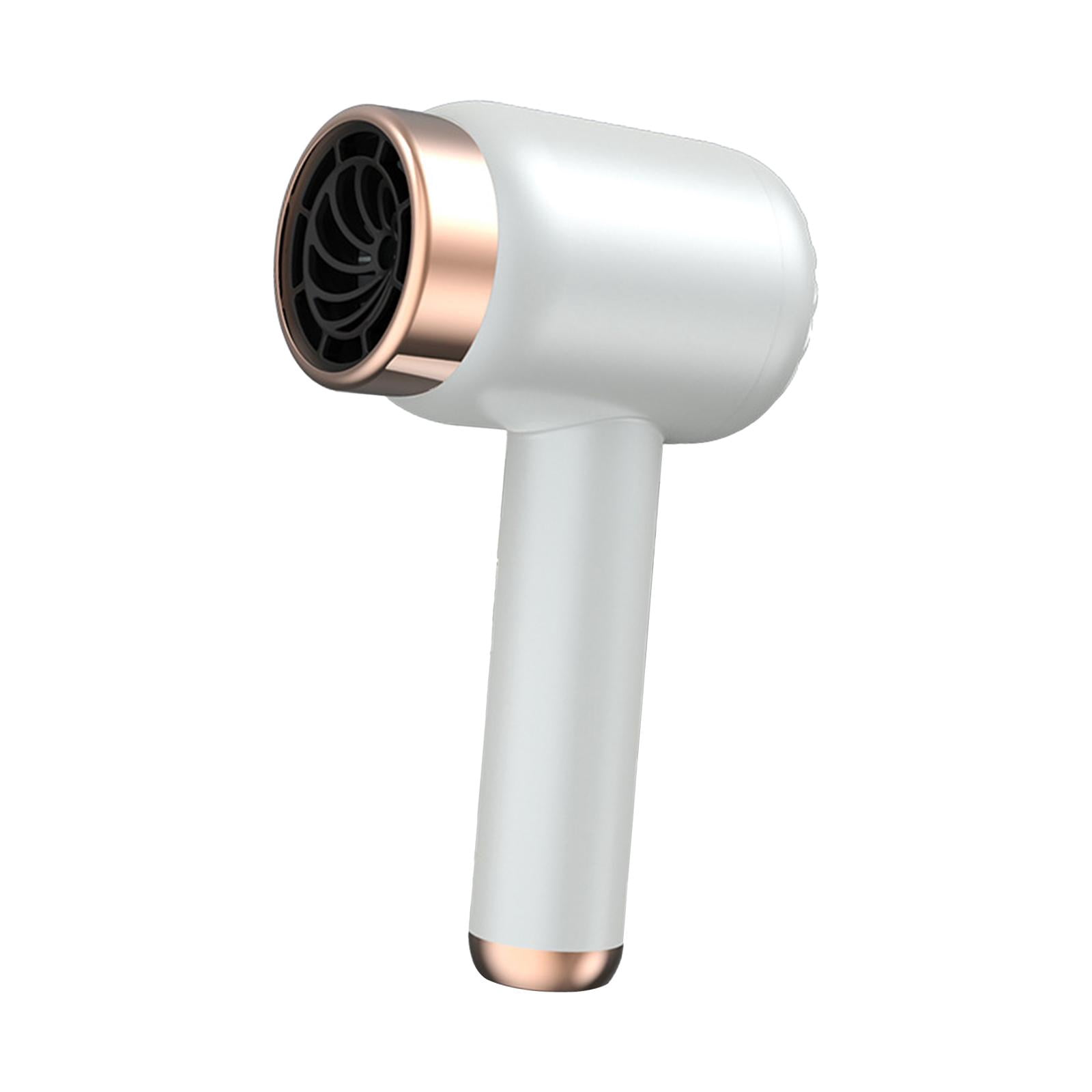TOOYFUL Travel Hair Dryer Cordless Charging Hair Dryer Quick Dry Hair Care Professional 3 Speeds Hair Blower Powerful for Salon Indoor white