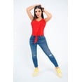 thumbnail image 1 of Blusa Dama Sin Mangas Color Roja Mundo Terra 026243, 1 of 3