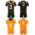 thumbnail image 5 of Hinata Shoyo Sportkleding Cosplay Middelbare escuela voleibol Club camisa pantalones cortos uniforme deportivo mujer disfraz de fiesta de Halloween, 5 of 5