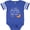 Football Blue and White, variant on Inktastic I Love My Pappy to the Moon and Back Boys or Girls Baby Bodysuit