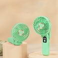 thumbnail image 3 of Clearance! Rewenti Handheld Fan Desktop Portable Charging Gift Summer Fan Handheld Mini To Carry Outdoors and Can Be Used As A Mobile Phone Support, 3 of 7
