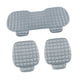 thumbnail image 2 of Juego de 3 fundas para asientos delanteros de coche, antideslizantes, para sedanes, SUV y vehículos. Gris, 2 of 9