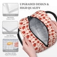 thumbnail image 3 of Salouo Ladybugs With Heart Spots for Insulated Lunch Bag for Women/Men - Leakproof Cooler Tote Bag Organizer - Reusable Lunch Box for Office Picnic Hiking Beach-One Size, 3 of 6