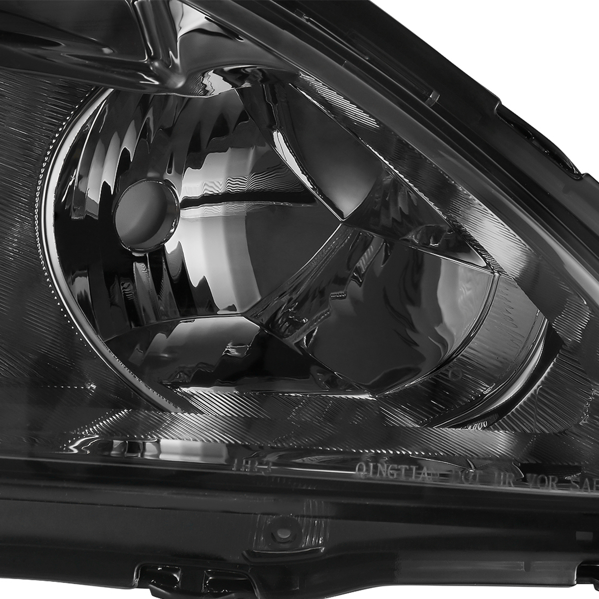 RVNI For 2003-2007 Honda Accord 2/4Dr Replacement Smoke Headlights+Amber Signal Lamps