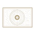 thumbnail image 1 of Naiovety Alfombrilla de silicona para hornear de gran tamaño, alfombrilla para amasar y repostería, cocina, crepes, para Pizza, sartén Herramientas y accesorios para hornear oro Naiovety HA003381-03, 1 of 1