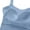 Blue-AA, variant on Women Shoulder Exposing Back Design Cami Top, Padded Thickened Spaghetti Strap Sleeveless Tank Top Blue-AA XL(XL)