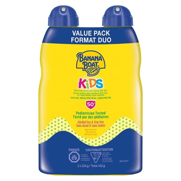 Banana Boat® Écran Solaire en Vaporisateur Sans Larmes pour Enfants FPS 50+