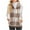 Brown, variant on Meichang Women's Vests Coats Stand Collar Sleeveless Fuzzy Fleece Plaid Vests Casual Soft Color Block Coats Winter Warm Zip Up Vests Jackets with Pockets