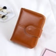 thumbnail image 5 of Womens Small Bifold Leather Wallet Ladies Mini Zipper Coin Purse id card Pocket,Slim Compact Thin for Shopping, 5 of 9